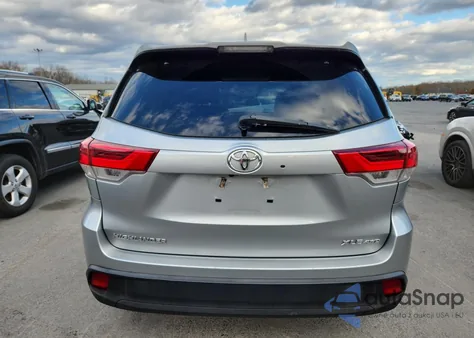 2018 Toyota Highlander Se from USA, damaged, VIN 5TDJZRFH0JS534190